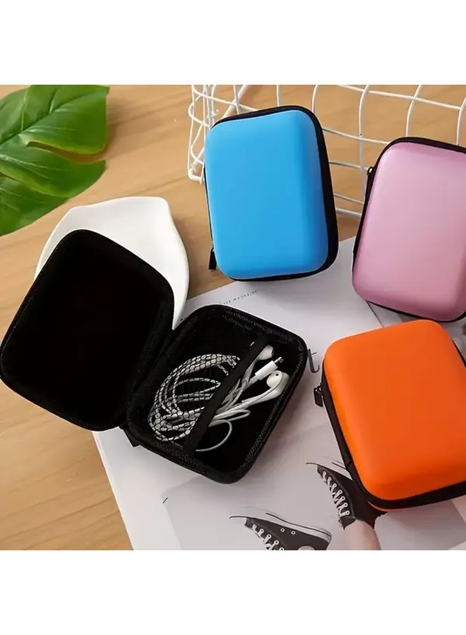 Blue EVA Wireless Headphone Storage Case Zipper Shockproof Protective Box for AirPods - Image 5